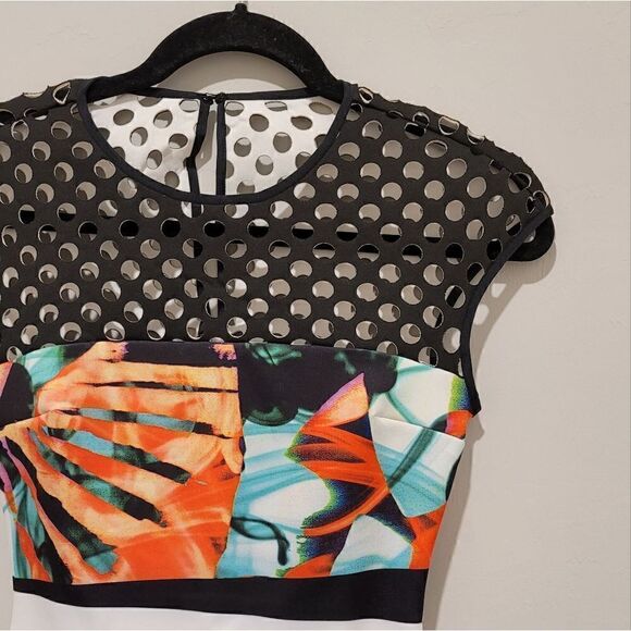 FINAL SALE🌷Clover Canyon Print Bodycon dress size XS - Picture 6 of 13